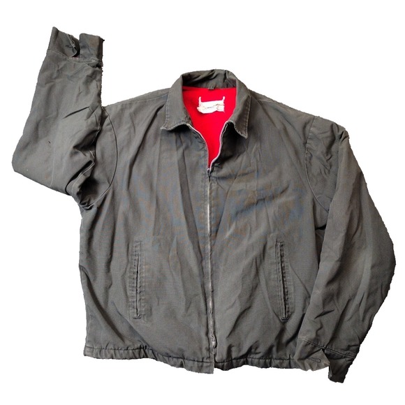 Vtg Big Mac Penney's Sherpa Fleece Lined Work Jacket Sanforized? 50/60s Thrashed - Picture 1 of 15